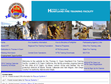 Tablet Screenshot of heartlandfiretraining.org